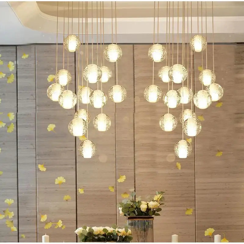 Modern decorbites crystal led chandelier living room pendant light