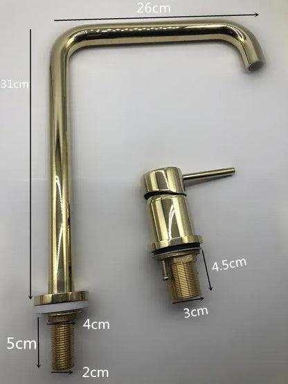 Modern gun grey rotating faucet kitchen sink tap