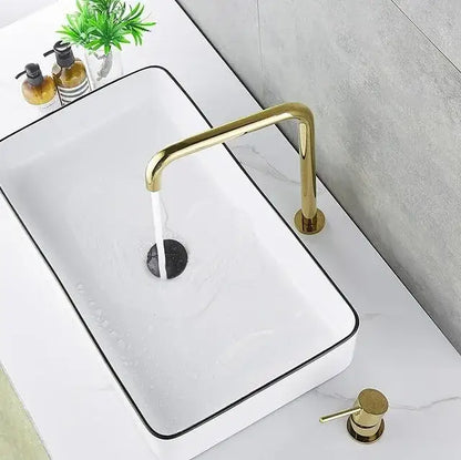 Modern gun grey rotating faucet kitchen sink tap