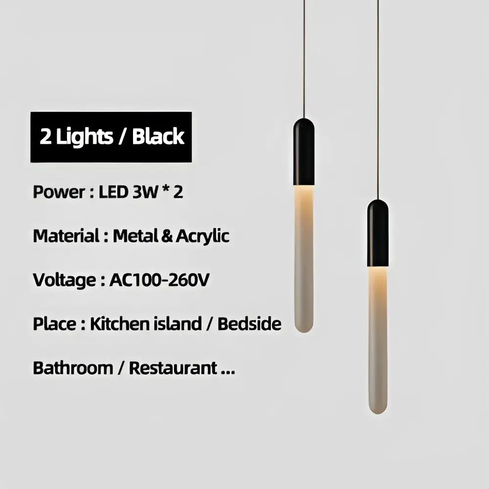 Modern luxe gold tube chandelier dining room lighting