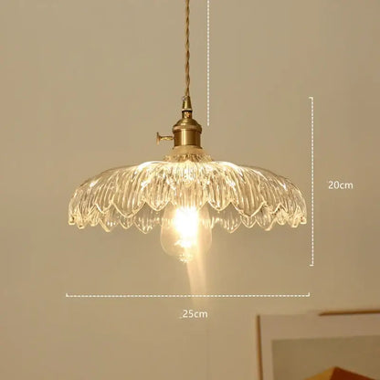 Modern diamond amber glass led pendant light for dining room