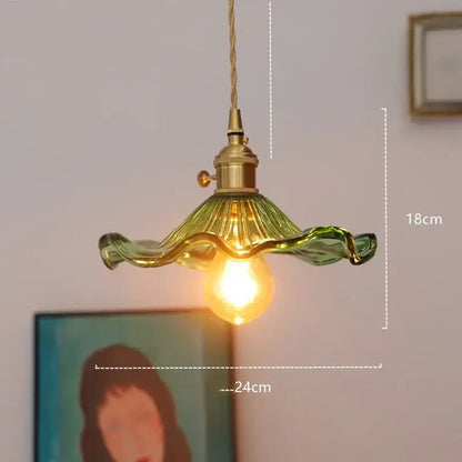 Modern diamond amber glass led pendant light for dining room