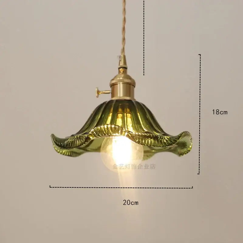 Modern diamond amber glass led pendant light for dining room