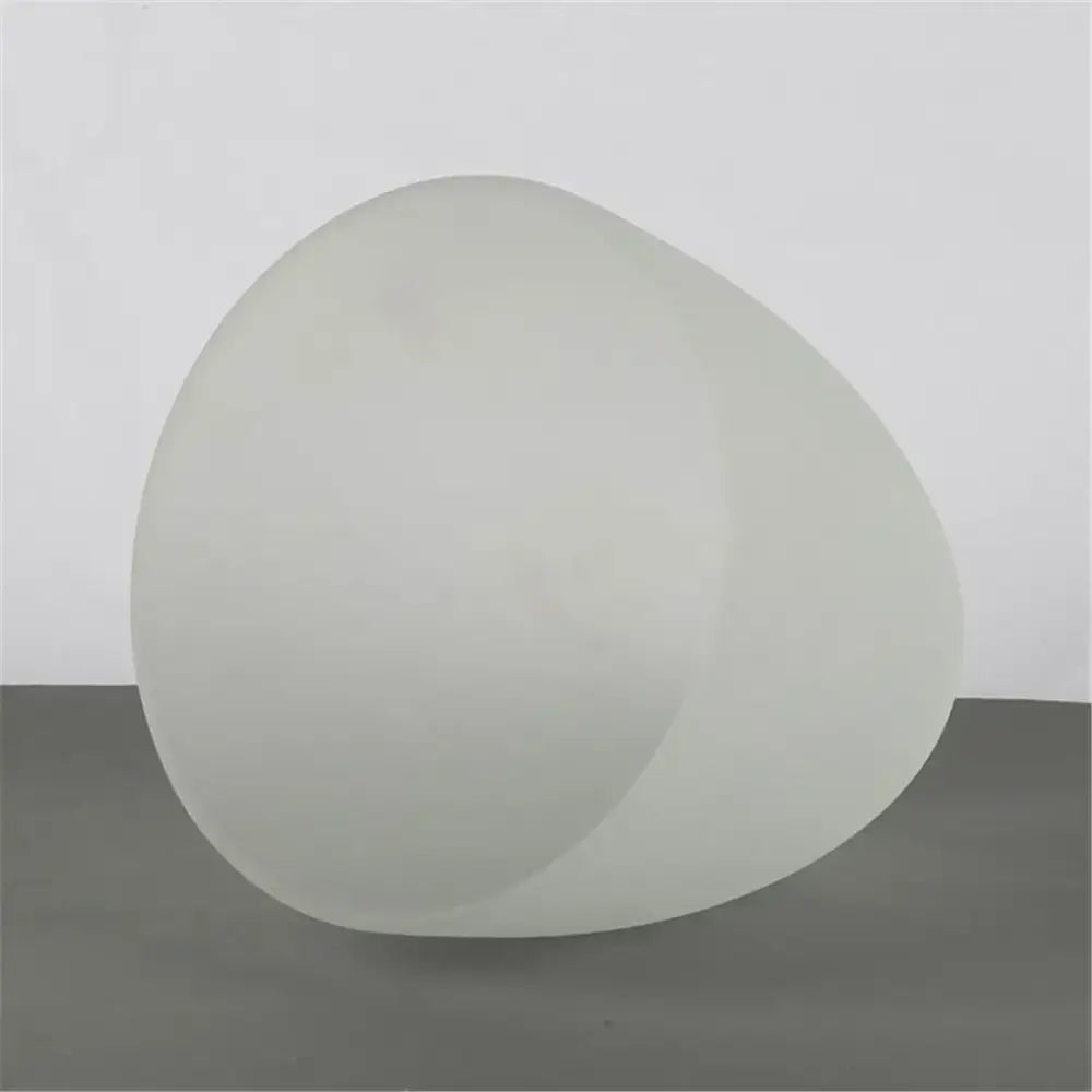 Modern dome white frosted glass shade living room pendant light