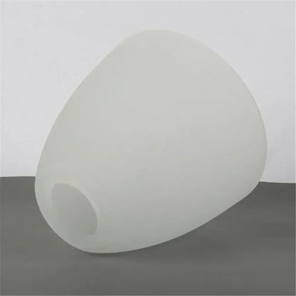 Modern dome white frosted glass shade living room pendant light