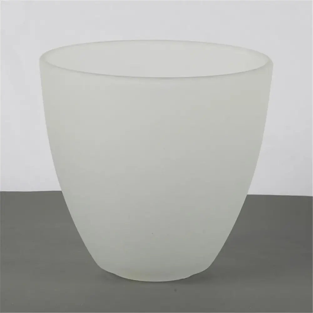 Modern dome white frosted glass shade living room pendant light