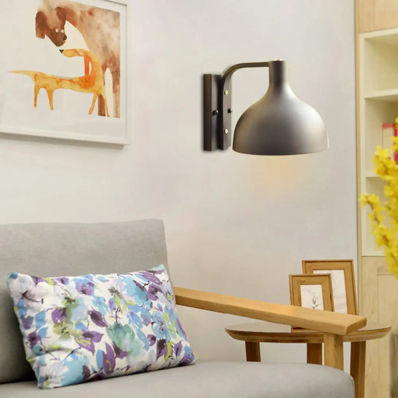 DecorBites™ Modern Domed Wall Sconce Light for Entryways and Hallways