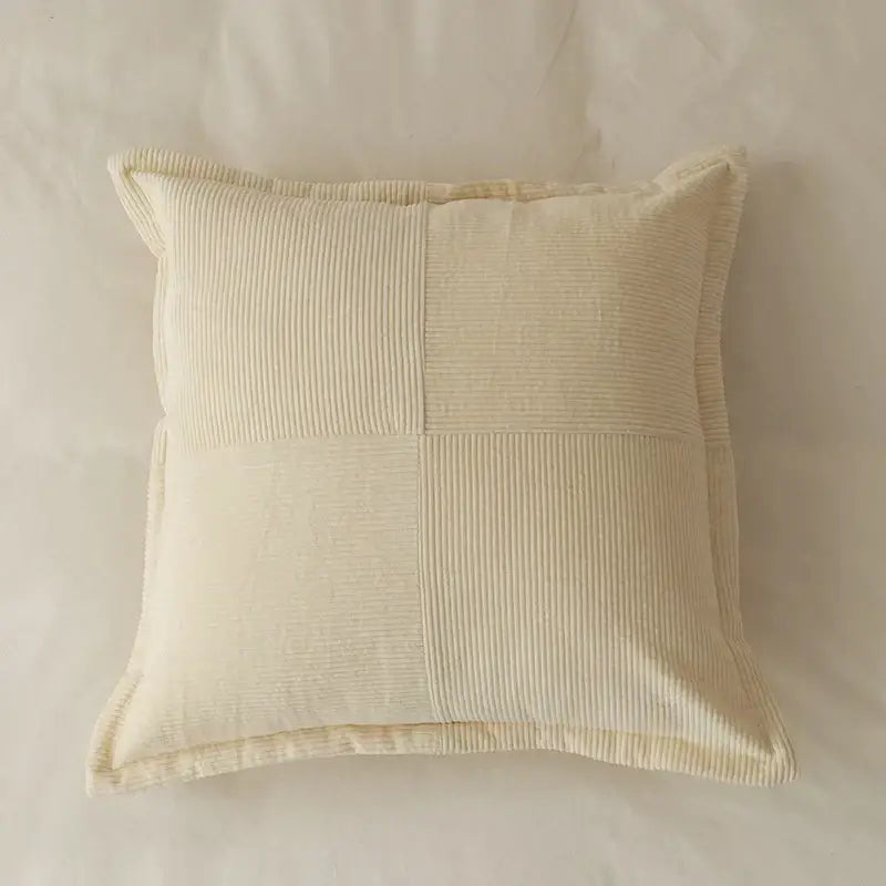 Modern earth tone corduroy pillow cover living room cushion