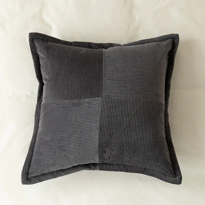 Modern earth tone corduroy pillow cover living room cushion