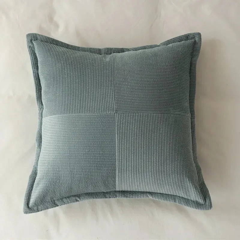 Modern earth tone corduroy pillow cover living room cushion