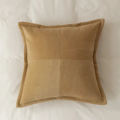 Modern earth tone corduroy pillow cover living room cushion