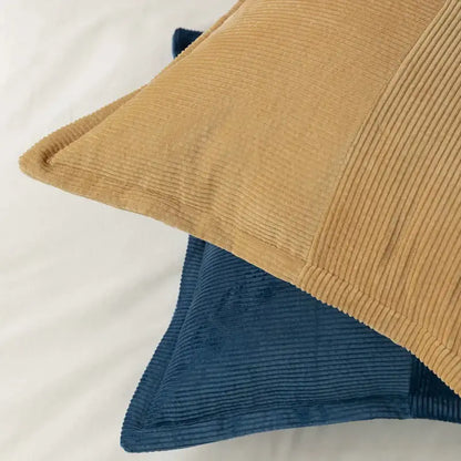 Modern earth tone corduroy pillow cover living room cushion