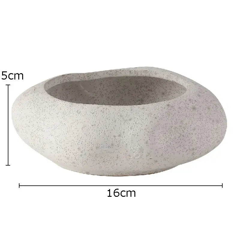 Modern earthy lotus seedpod ceramic incense burner living room decor