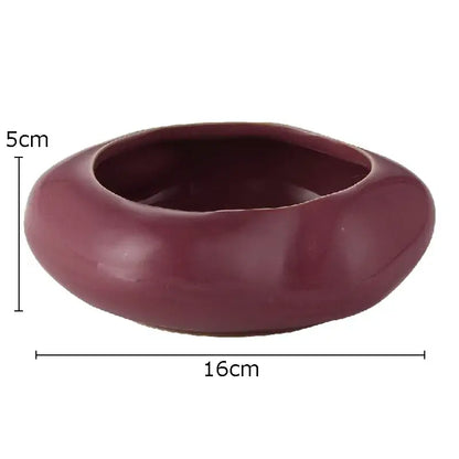 Modern earthy lotus seedpod ceramic incense burner living room decor