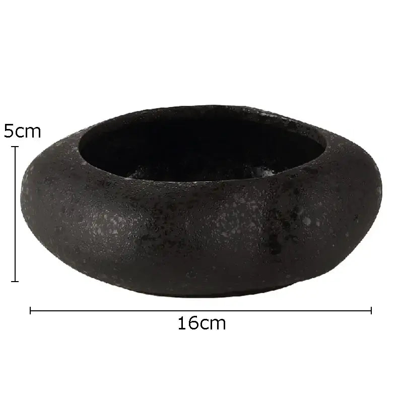 Modern earthy lotus seedpod ceramic incense burner living room decor