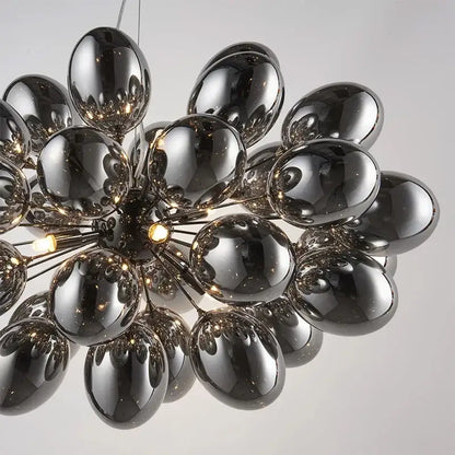 Modern elegant grape glass chandelier dining room pendant light