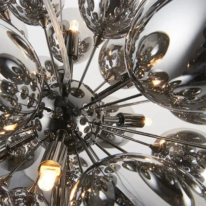 Modern elegant grape glass chandelier dining room pendant light