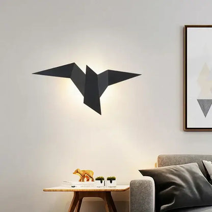 Modern elegant triangular led wall lamp for bedroom study