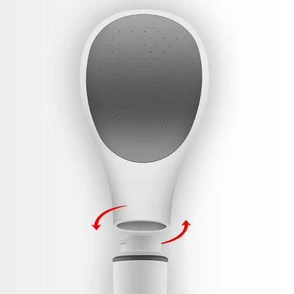 Modern elegant white abs shower head bathroom sprayer