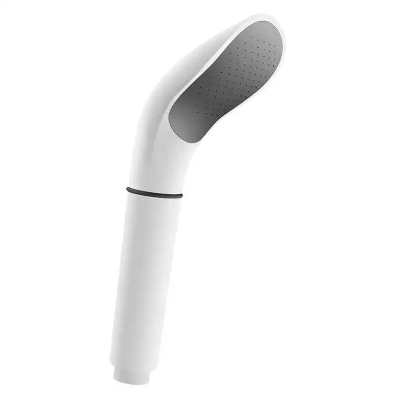 Modern elegant white abs shower head bathroom sprayer