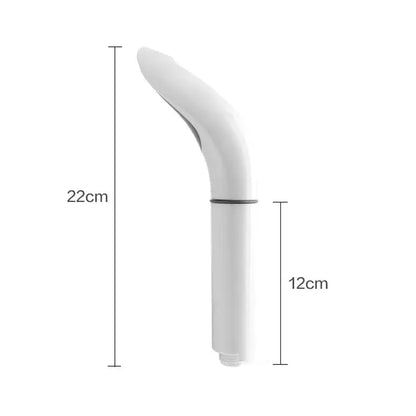 Modern elegant white abs shower head bathroom sprayer