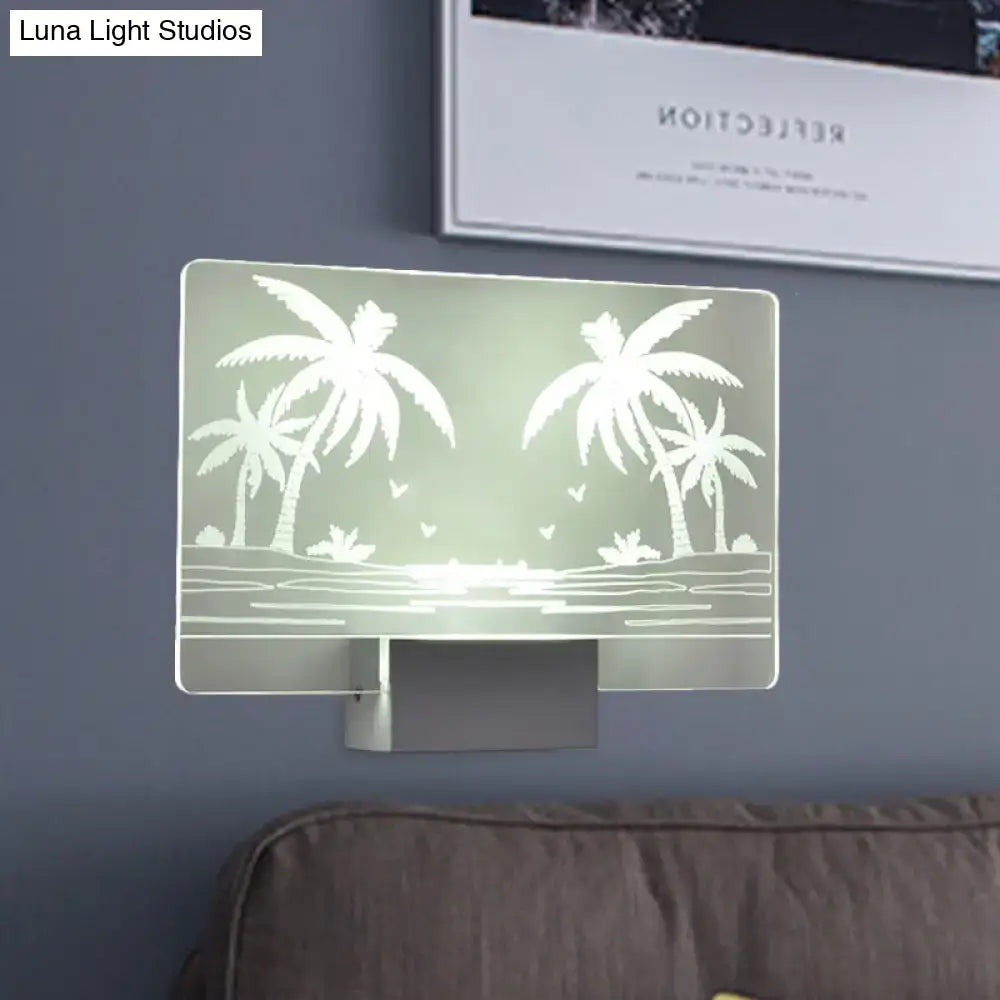 Modern elk forest wall lamp bedroom artistry lighting 110v 120v