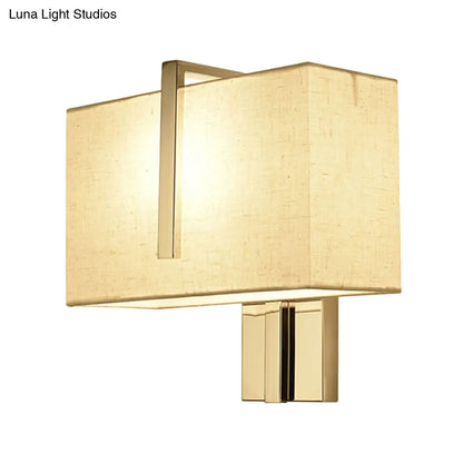 DecorBites™ Modern Fabric LED Wall Sconce in Chrome - Stylish Lighting for Living Room