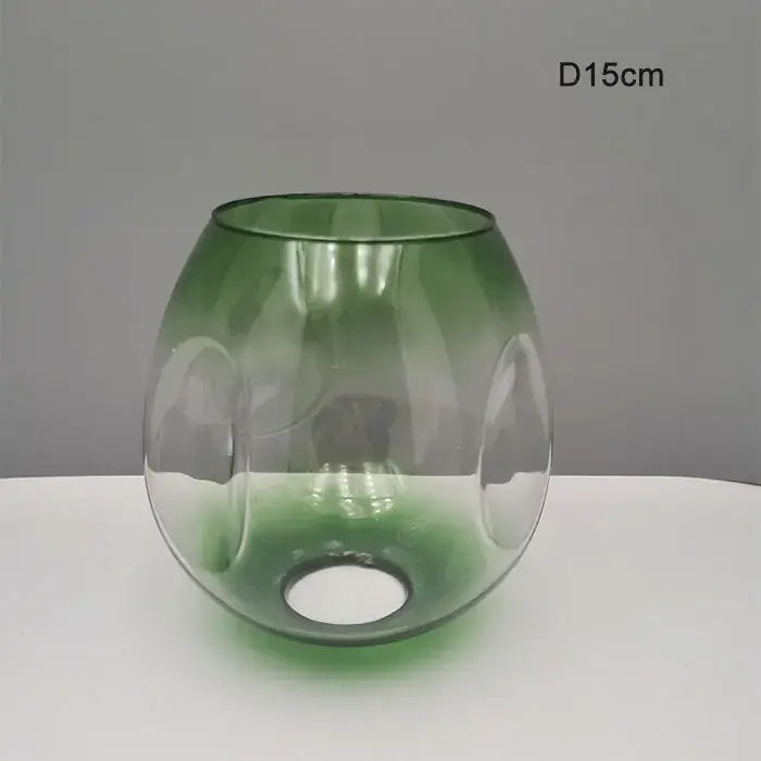 Modern faceted glass shade replacement for living room lamp cover