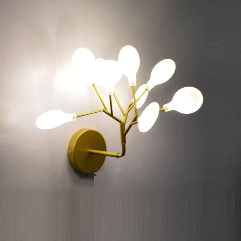 DecorBites™ Modern firefly Tree Branch LED Wall Light for Bedroom Study Room