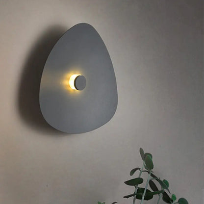 DecorBites™ Modern Flaky Sconce Light: 7"/9"/11" Acrylic LED Wall Mounted Fixture in Grey/White