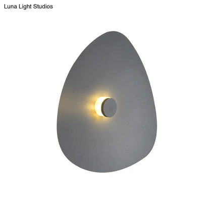DecorBites™ Modern Flaky Sconce Light: 7"/9"/11" Acrylic LED Wall Mounted Fixture in Grey/White