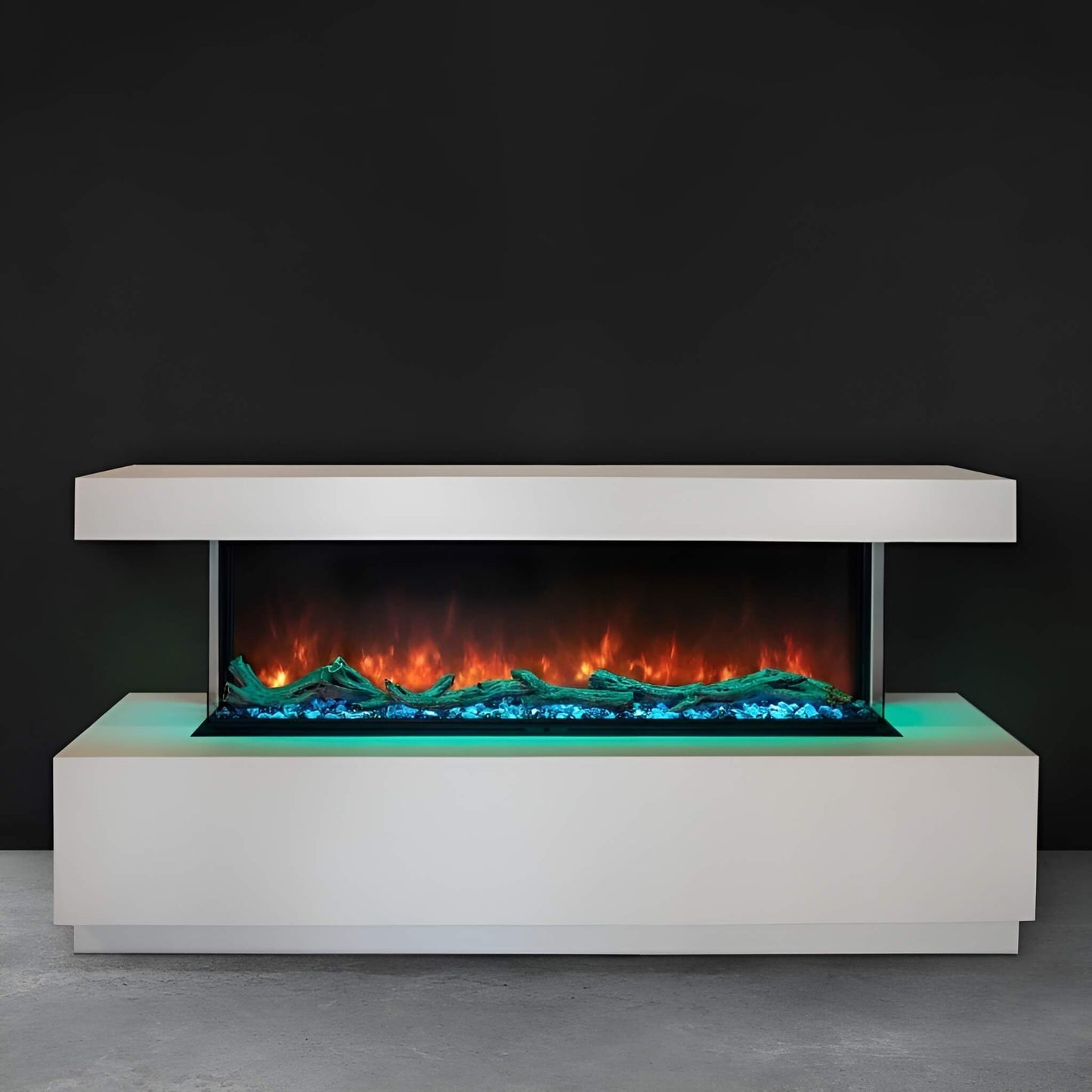 Modern Flames Landscape Pro Multi 56-Inch Linear Multi-Sided Electric Fireplace With Hybrid Flame Technology [LPM-5616V2] (SAK67390)