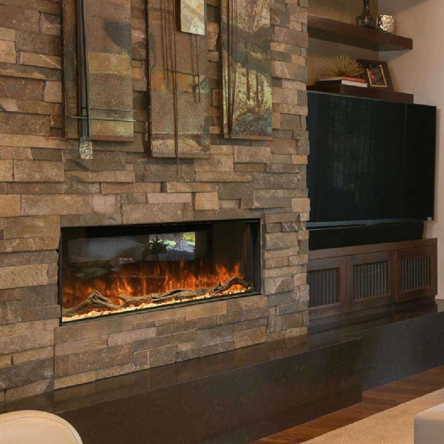 Modern Flames Landscape Pro Multi 44" Linear Multi-Sided Built-In Electric Fireplace [LPM-4416V2] (SAK96355)