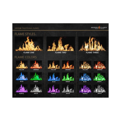 Modern Flames Orion Traditional 26-Inch Heliovision Electric Fireplace [OR26-TRAD] (SAK51873)