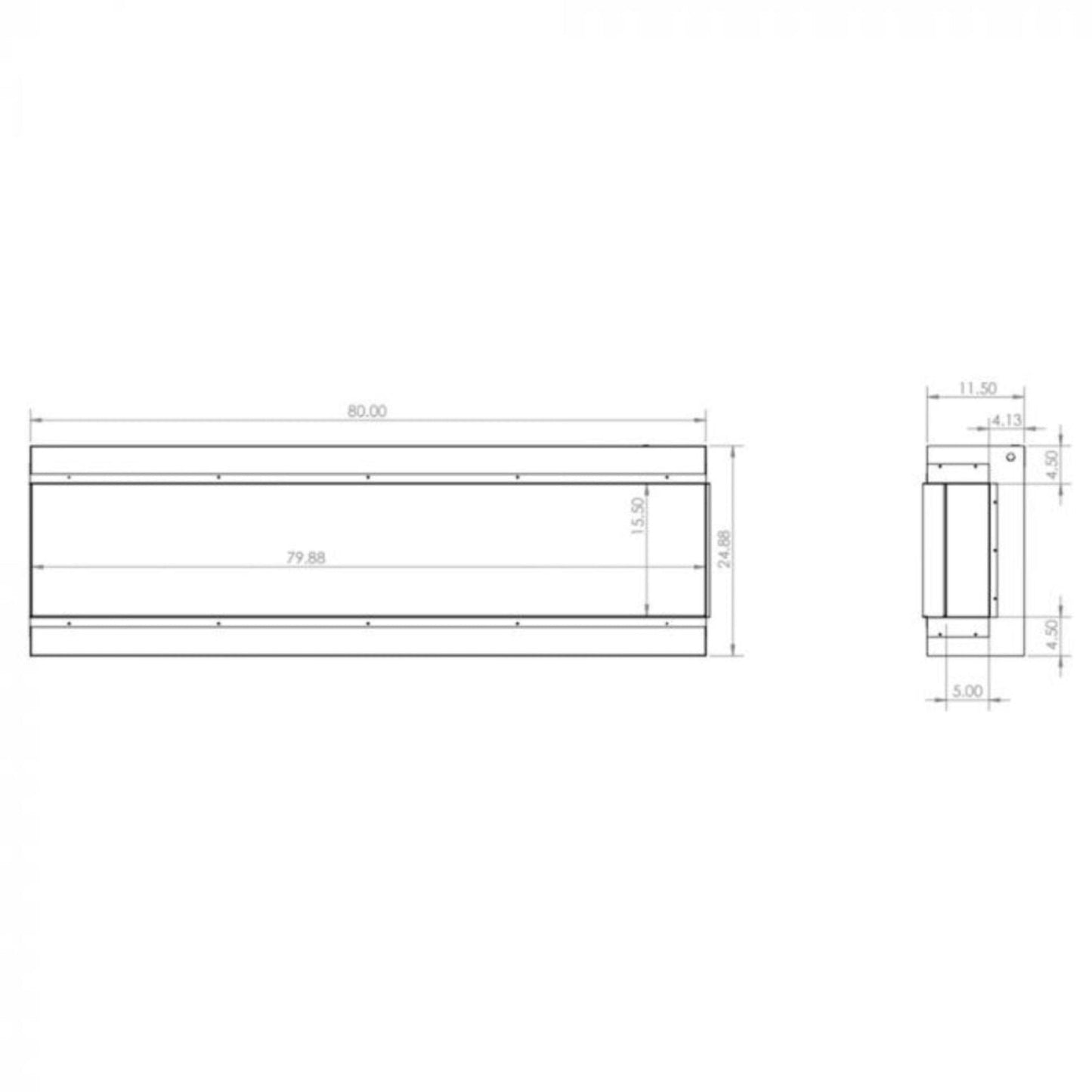 Modern Flames Redstone 42" Built-In Traditional Electric Fireplace [RS-4229] (SAK97326)