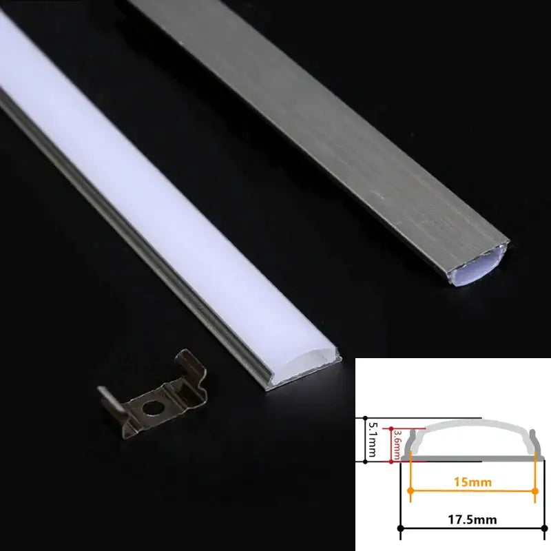 Modern flexible aluminum profiles for led strip lights – kitchen
