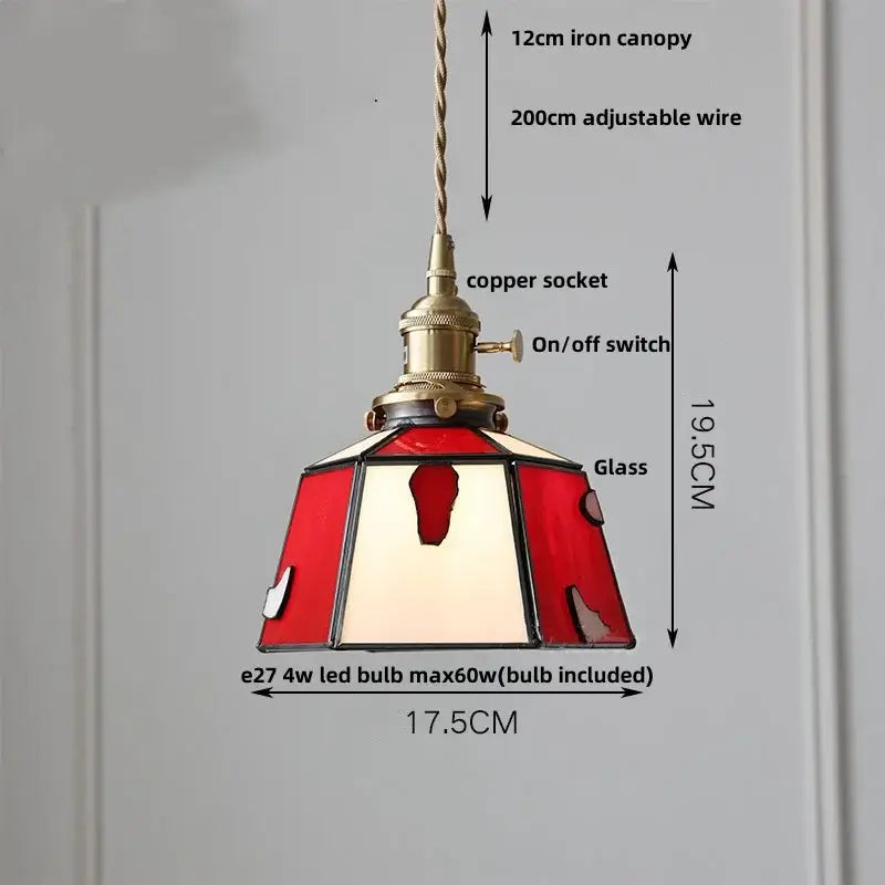 Modern flower white & amber clear glass led pendant light dining room