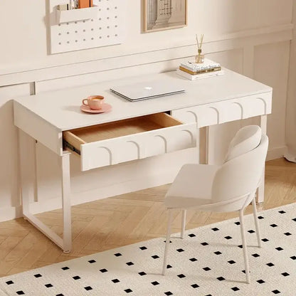 Modern french style cream wind rock board desk bedroom writing table