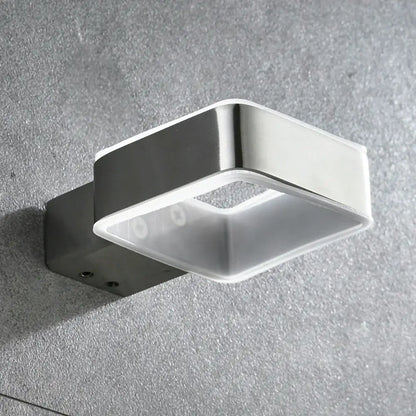 Modern frosted glass and black finish wall mount soap holder bathroom