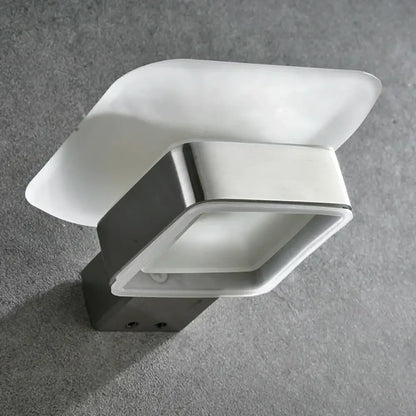 Modern frosted glass and black finish wall mount soap holder bathroom