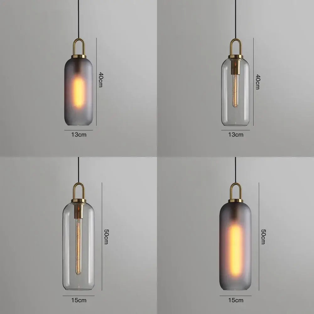 Modern frosted gray glass ball pendant light dining room set