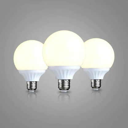 Modern frosted white e27 9w led bulb bedroom high brightness round lamp