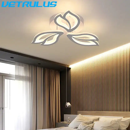 Modern geometric acrylic led ceiling light for living room bedroom