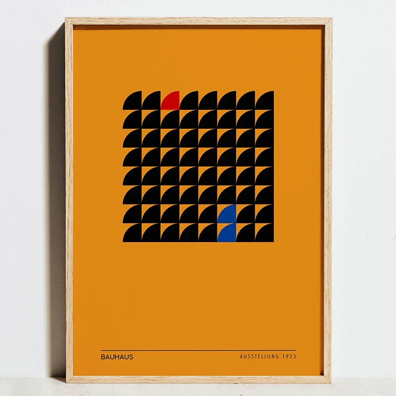 DecorBites™ Modern Geometric Bauhaus Exhibition Posters