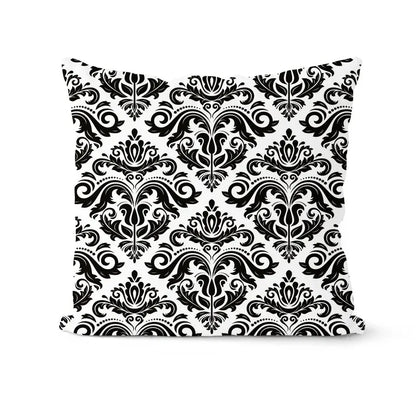 Modern geometric black & white pillowcase set – living room cushion