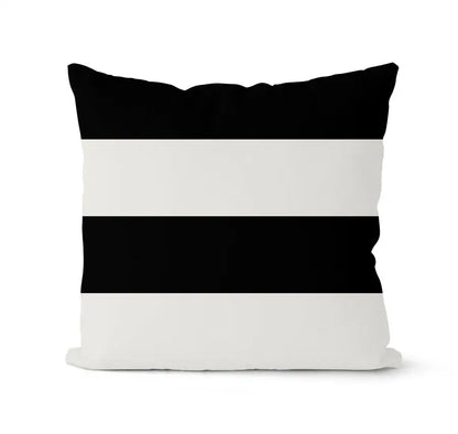 Modern geometric black & white pillowcase set – living room cushion