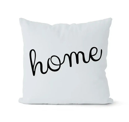 Modern geometric black & white pillowcase set – living room cushion