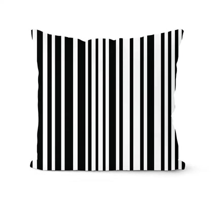 Modern geometric black & white pillowcase set – living room cushion