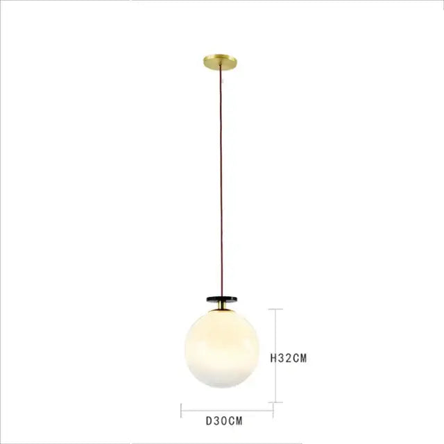Modern geometric brass & black glass pendant light dining room