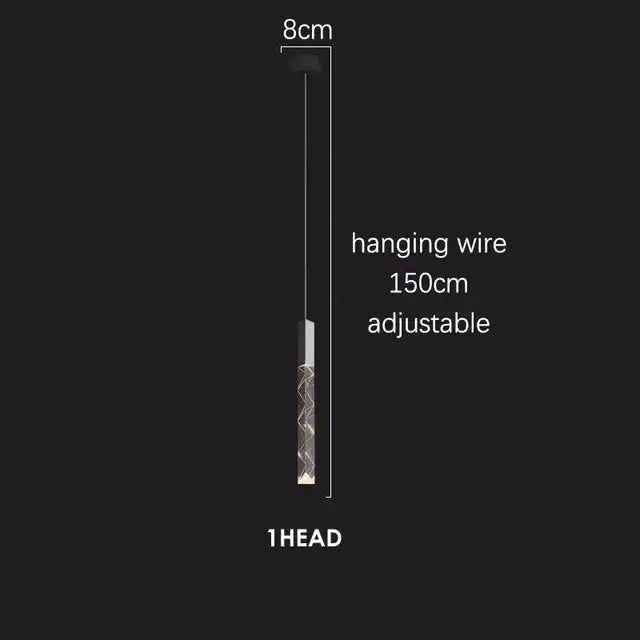 Modern geometric crystal chrome led chandelier living room pendant light